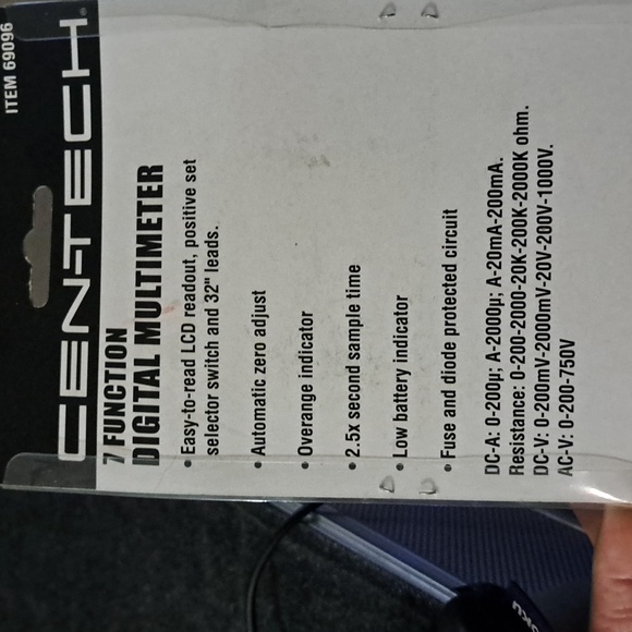 Digital Multimeter 7 functions - Picture 5 of 5
